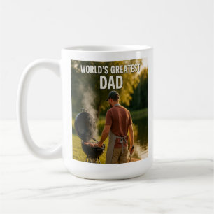 Caneca De Café O maior Pai do mundo - Edição de CHURRASCO de quin