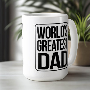 Caneca De Café O maior Pai do mundo - simples e simples