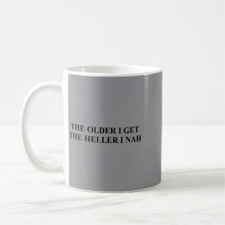 Caneca De Café O Mais Velho Fica Com O Heller Nah Meme Divertido 