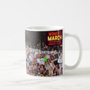 Caneca De Café O março das mulheres em Washington