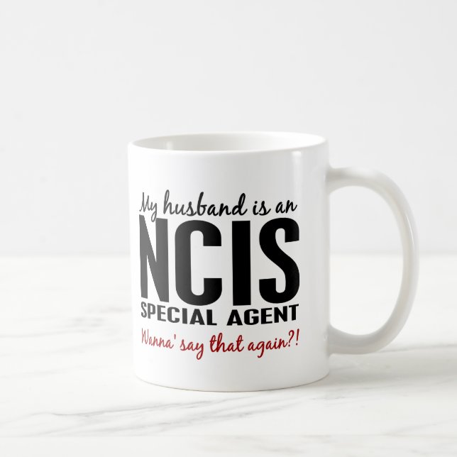 Caneca De Café O marido é um agente de NCIS (Direita)
