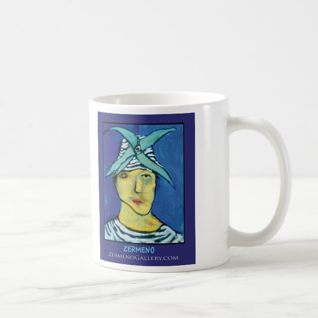 Caneca De Café "O marinheiro por Zermeno (Direita)