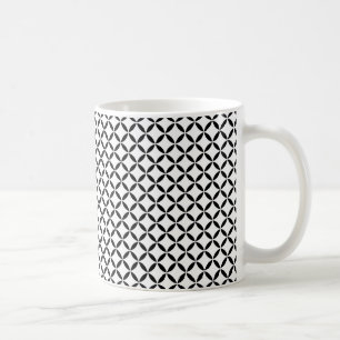 Caneca De Café O marroquino branco preto inspirou a estrutura de