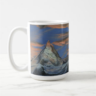 Caneca de Café - "O Matterhorn ao Pôr do Sol"