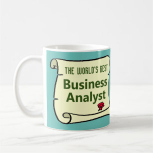 Caneca De Café O melhor analista de negócios do mundo.