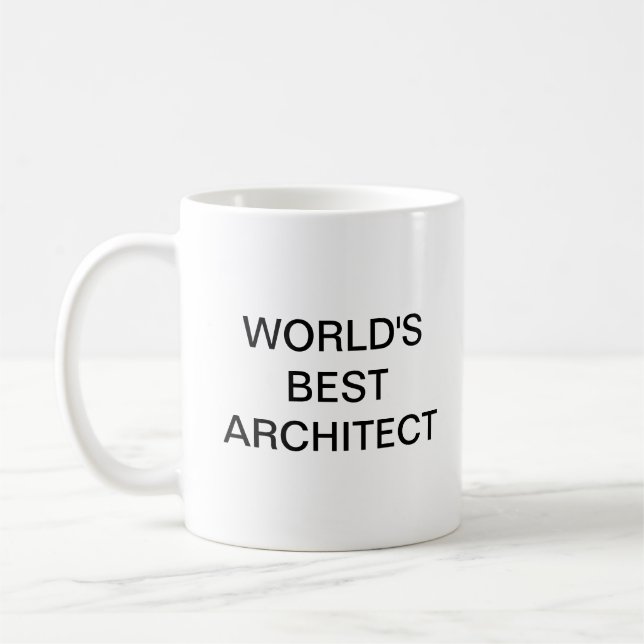 Caneca De Café O melhor arquiteto do mundo (Esquerda)