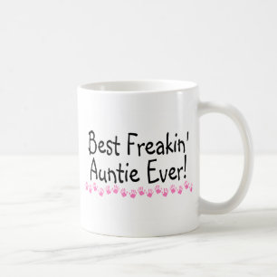 Caneca De Café O melhor Auntie Cada de Freakin