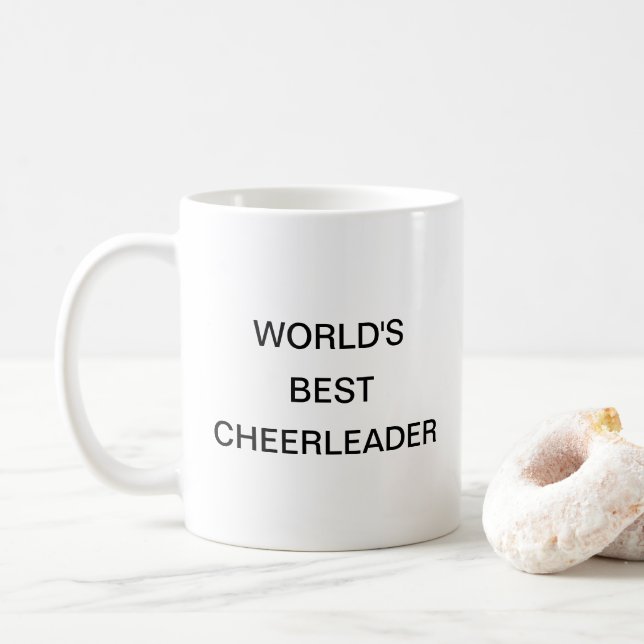 Caneca De Café O melhor cheerleader do mundo (Com Donut)