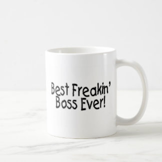 Caneca De Café O melhor chefe de Freakin nunca