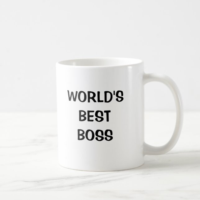 Caneca De Café O melhor chefe do mundo (Direita)