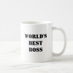 Caneca De Café O melhor chefe do mundo<br><div class="desc">O melhor chefe do mundo</div>
