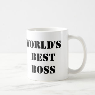 Caneca De Café O melhor chefe do mundo do escritório