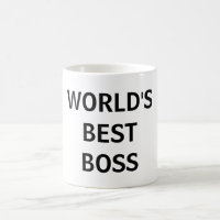 O melhor chefe do mundo em mug