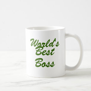 Caneca De Café O melhor chefe dos mundos