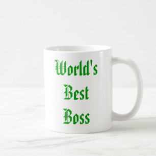 Caneca De Café O melhor chefe dos mundos