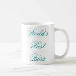 Caneca De Café O melhor chefe dos mundos