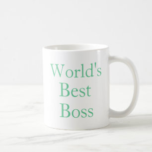 Caneca De Café O melhor chefe dos mundos