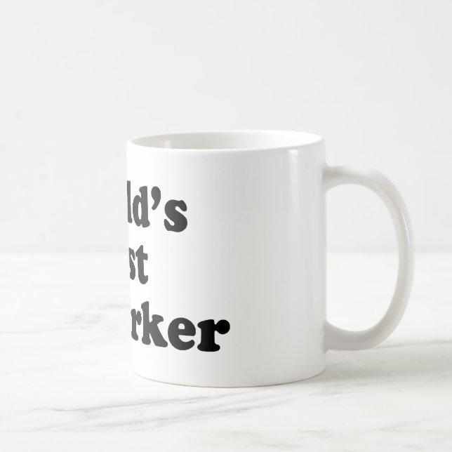 Caneca De Café O melhor colega de trabalho do mundo (Direita)