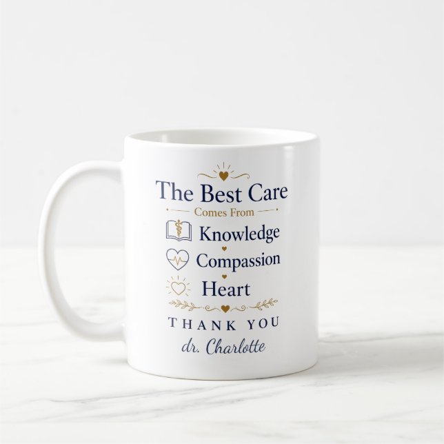 Caneca De Café O Melhor Cuidado Vem da Compassividade (Esquerda)