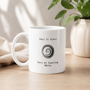 Caneca De Café O Melhor da Turma em Ensinar Excelência em Matemát