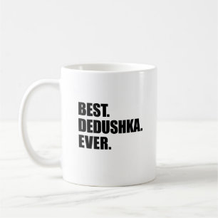 Caneca De Café O Melhor Dedushka Alguma Vez O Avô Russo Mug