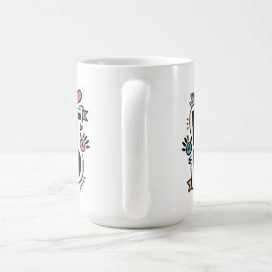 Caneca De Café O melhor design de texto para pai