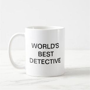 Caneca De Café O melhor detetive do mundo, Coffee Mug