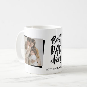 Caneca De Café O Melhor Dia de os pais Do Pai Dois Fotografias