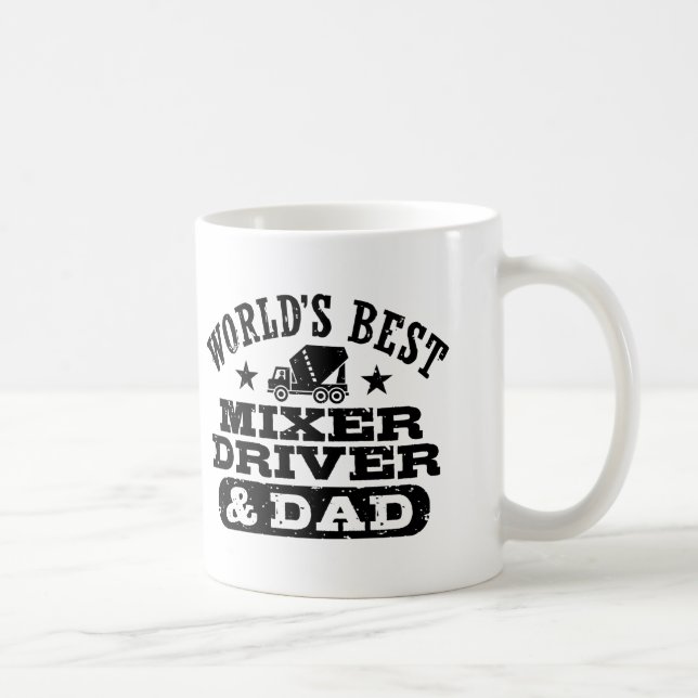 Caneca De Café O melhor driver e Pai de mixer do mundo (Direita)
