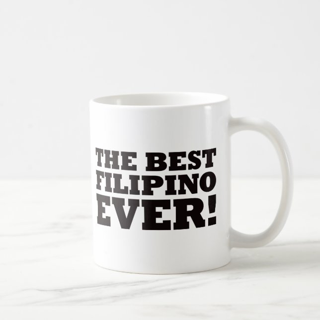 Caneca De Café O melhor filipino nunca (Direita)