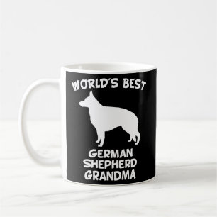 Caneca De Café O Melhor German shepherd Que A Avó Proprietária Do