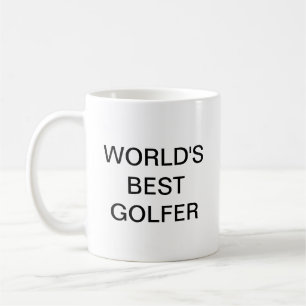 Caneca De Café O melhor golfista do mundo