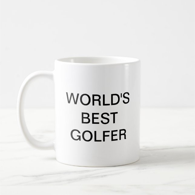 Caneca De Café O melhor golfista do mundo (Esquerda)