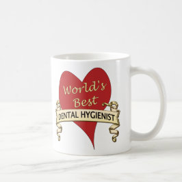 Caneca De Café O melhor higienista dental do mundo