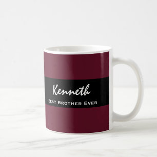 Caneca De Café O melhor irmão nome feito sob encomenda sempre