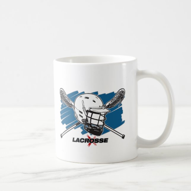Caneca De Café O melhor Lacrosse (Direita)