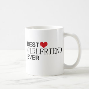 CANECA DE CAFÉ O MELHOR NAMORADA NUNCA