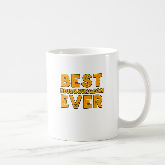 Caneca De Café O melhor neurocirurgião nunca (Direita)