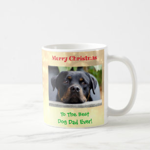 Caneca De Café O melhor Pai de cachorro de Natal já fez uma foto