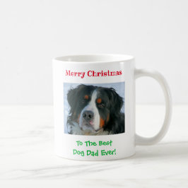 Caneca De Café O melhor Pai de cachorro de Natal já fotografou Pe