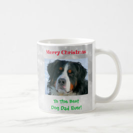 Caneca De Café O melhor Pai de cachorro de Natal já fotografou Pe