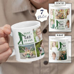 Caneca De Café O MELHOR PAI DE Golf, PELA Colagem de Fotos PAR 7<br><div class="desc">Crie uma caneca de colagem de fotos única para o Pai de golfe utilizando este modelo de colagem de fotos fácil de carregar com 7 fotos e o golfe engraçado dizendo o título MELHOR PAI POR PAR em verde e preto. Faz um presente de pai memorável e significativo para seu...</div>