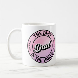 Caneca De Café O melhor Pai do mundo a alarmar o coração do pai