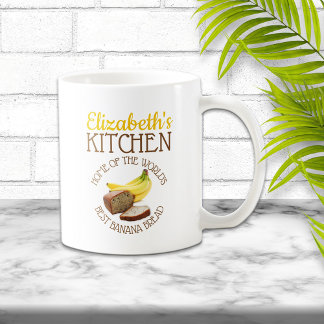 Caneca De Café O melhor pão de banana do mundo