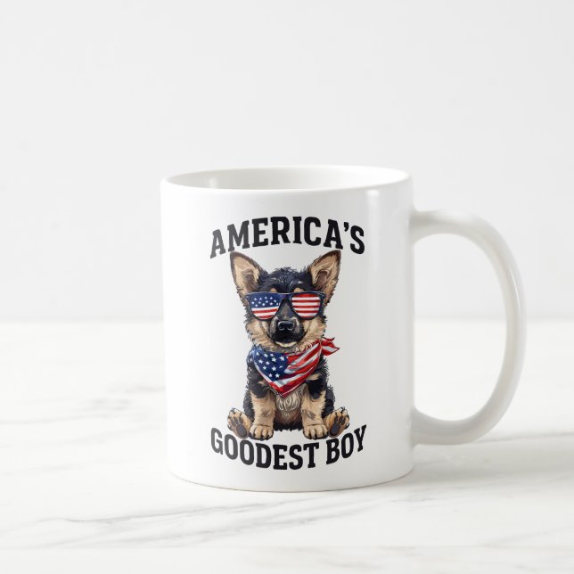 Caneca De Café O Melhor Pastor da América (Direita)