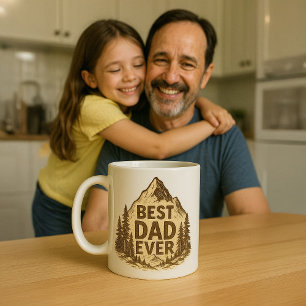 Caneca De Café O melhor presente do Dia de os pais nunca