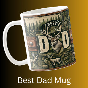 Caneca De Café O melhor presente do Dia de os pais para veados do