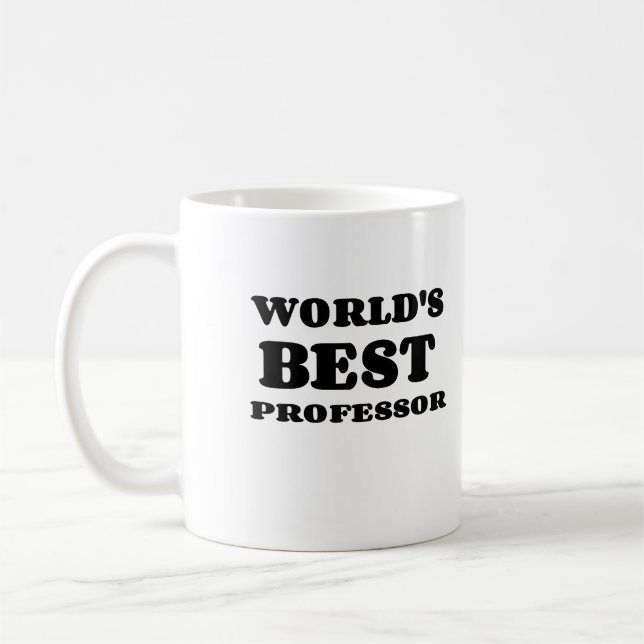 CANECA DE CAFÉ O MELHOR PROFESSOR DO MUNDO (Esquerda)