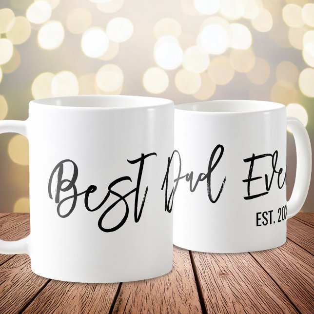 Caneca De Café O Melhor Script Moderno Do Pai Nunca Personalizado (Criador carregado)