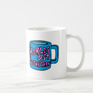 Caneca De Café O melhor secretário dos mundos